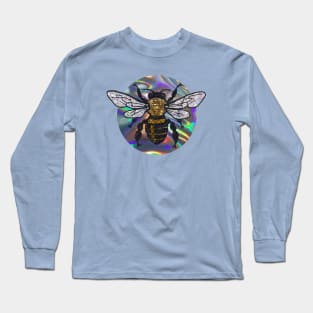 jeweled bee bug insect print Long Sleeve T-Shirt